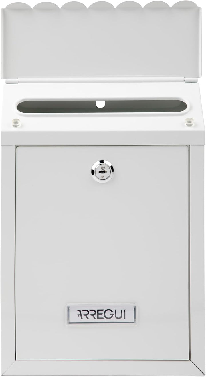 ARREGUI Civic E5721-C Briefkasten aus Verzinktem Stahl, Grösse S (DIN A5 Post), Wandbriefkasten für