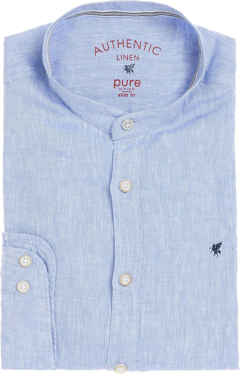 pure h. tico Herren Hemd, Uni Hellblau