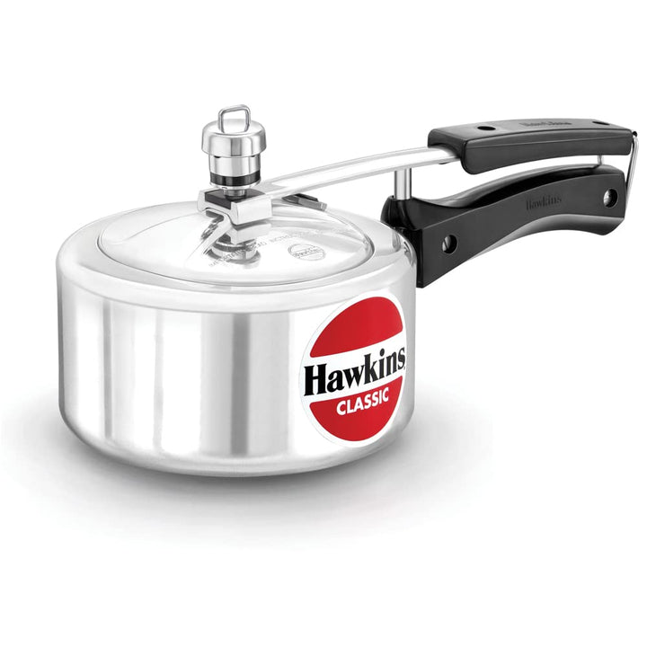 HAWKINS Classic CL15 Schnellkochtopf aus Aluminium, 1,5 l, klein, silberfarben 1.5-Liter Silver, 1.5