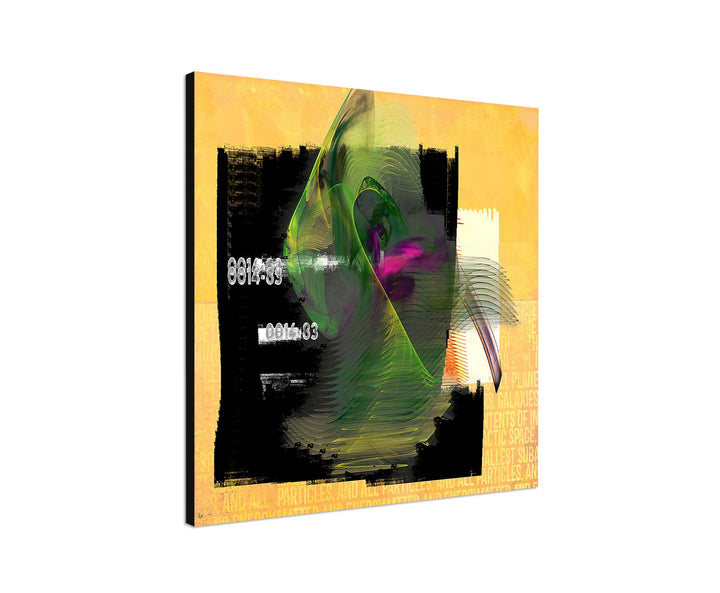 Paul Sinus Art Das Zerwürfnis - Abstraktes Bild auf Leinwand Abstrakt130- dekorativer Einteiler Wand