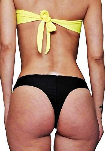 Badeanzug - Zwei Stücke - Bikini - Erwachsene Frau - Mädchen - sexy - blau und gelb - Geburtstagsges