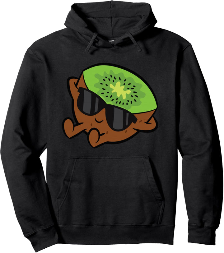Niedliche Kiwi-Fruchte, entspannend, faule Kiwi Pullover Hoodie