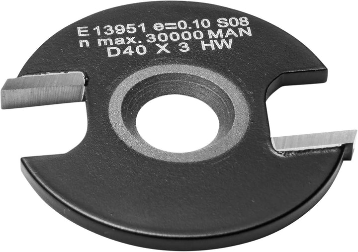 ENT 13951 Scheibennutmesser HW, Durchmesser (D) 40 mm, NL 3 mm, mit Senkbohrung D=40 / NL=3, D=40 /