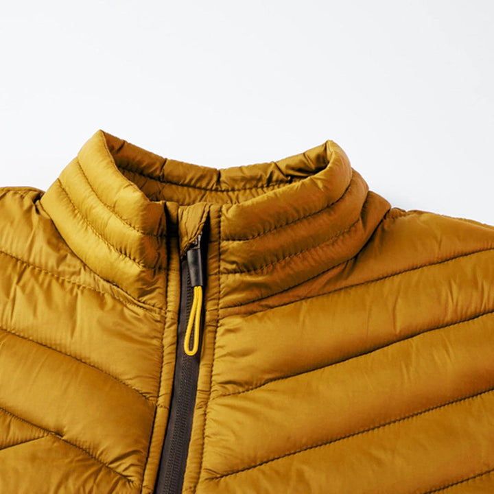 Celucke Steppjacke Leicht Daunenjacke Herren Wasserdicht Oversize Winterjacke Stehkragen Übergangsja