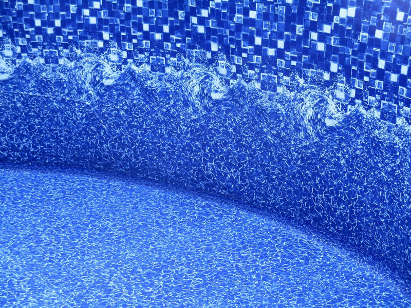 SPIRATO Pool Innenfolie Glimmerglass Poolfolie geeignet für Stahlwandpools mit Ø 457 x 122 cm