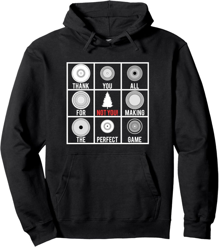 Lustiger Discgolfspruch Stupid Tree Discgolf Discgolfer Pullover Hoodie