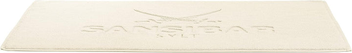 Sansibar Badvorleger Fein-Flor Badteppich Badematte 100% Baumwolle 50x80 cm (50 x 80 cm, Sand) 50 x