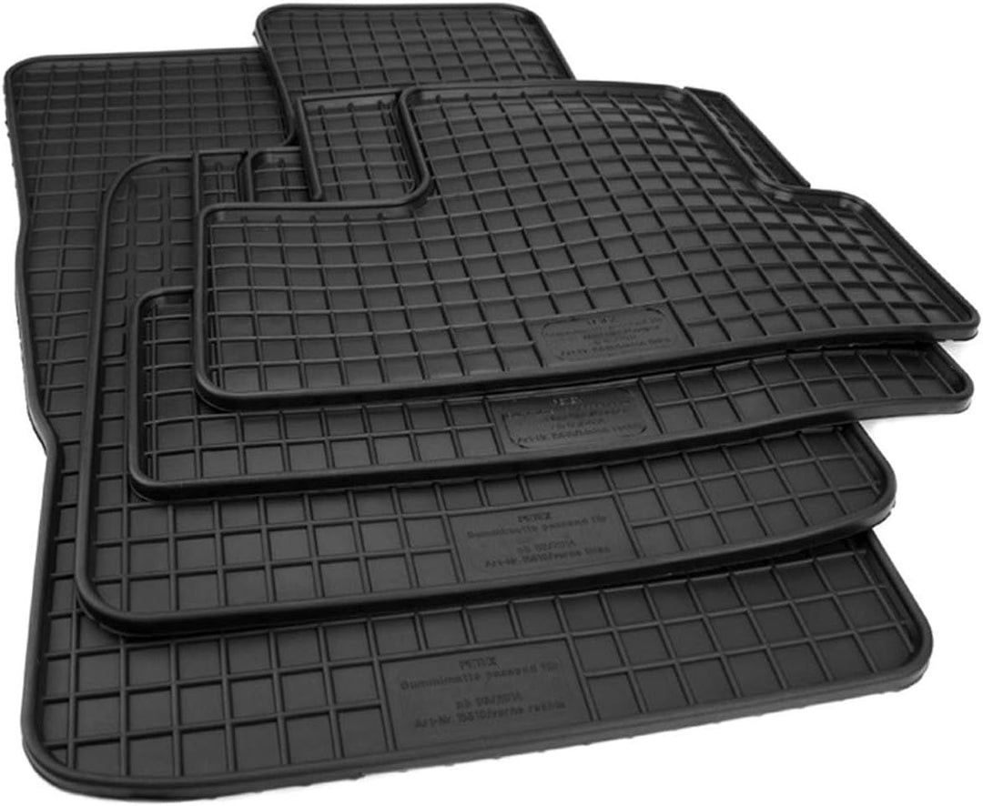 Kfzpremiumteile24 Gummimatten Kompatibel mit Cooper ab 03/2014 Premium Fussmatten Allwetter Schwarz