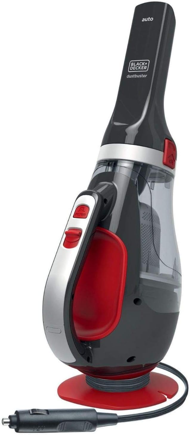 Black+Decker dustbuster 12V Kabelgebundener Handstaubsauger für Autos, ADV1200-XJ