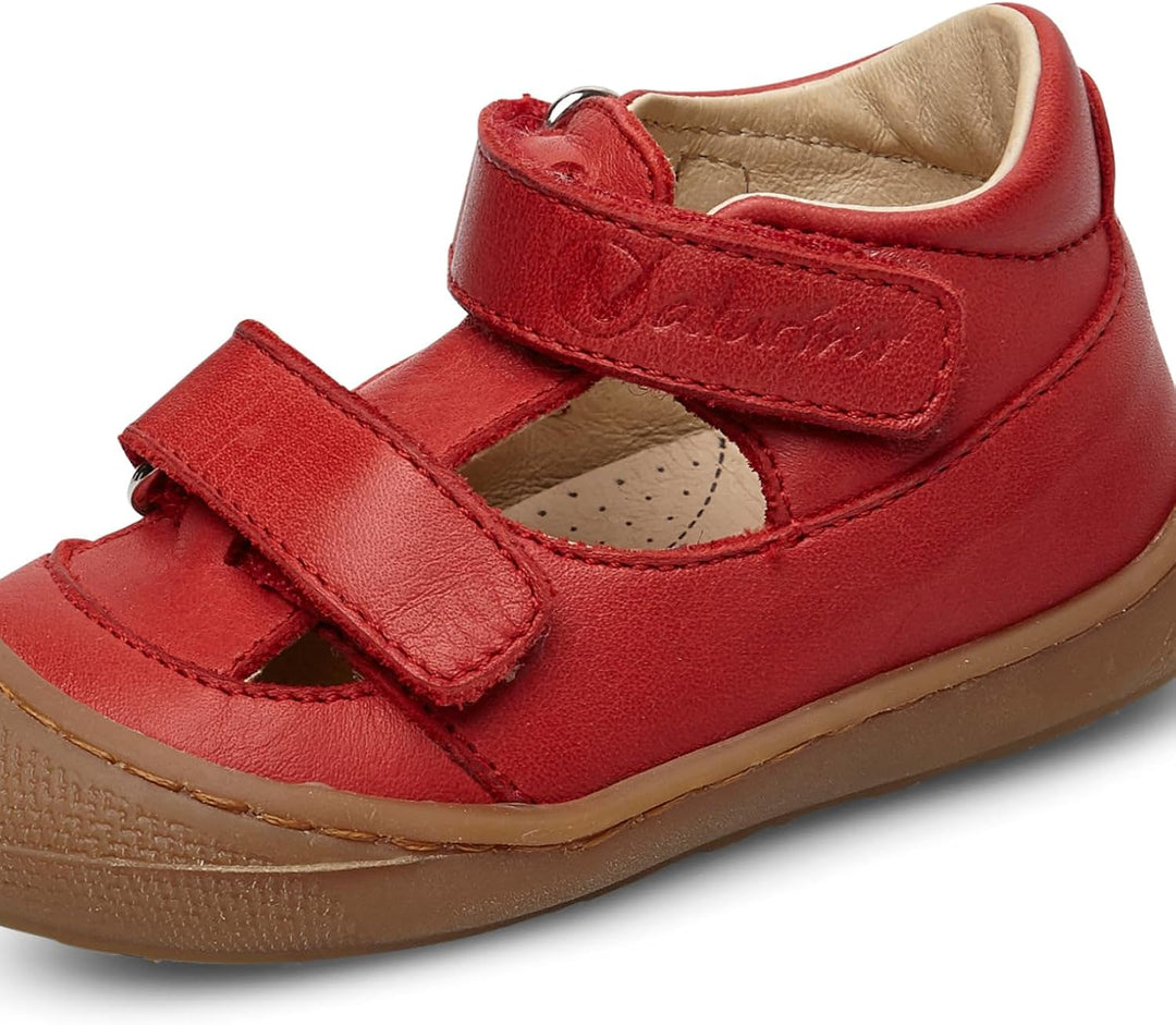 Naturino Unisex Baby Puffy Sandalen 17 EU Rot, 17 EU Rot