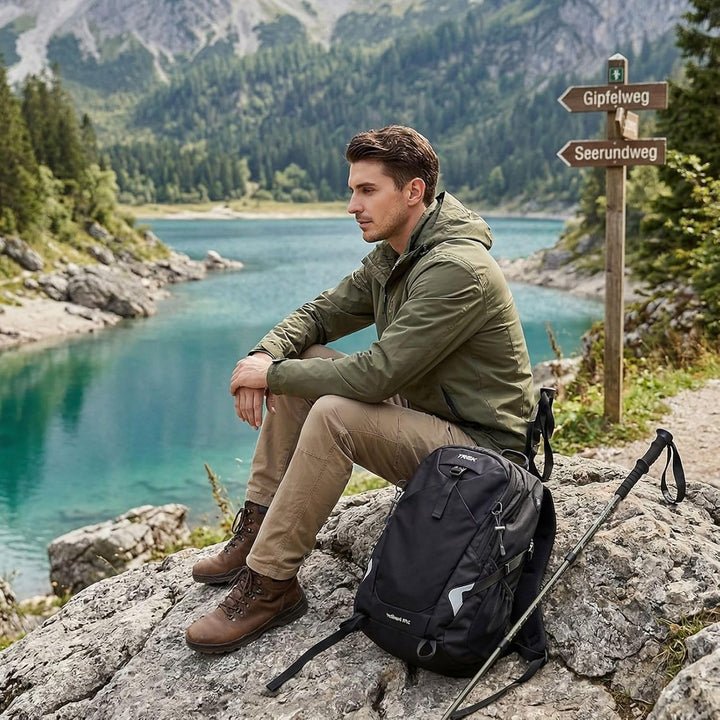 30L Wanderrucksack Herren Damen Reiserucksack Wasserdicht Rucksack Outdoor Trekkingrucksack Leicht G