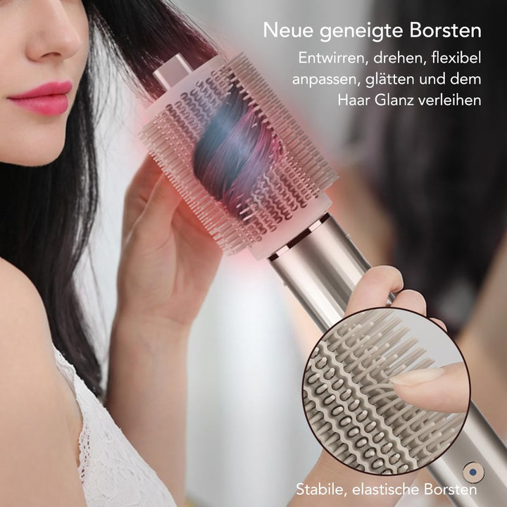 Runde Volumenbürste für Shark FlexStyle, Voluminöse Styles mit weniger Frizz dank kontrolliertem Luf