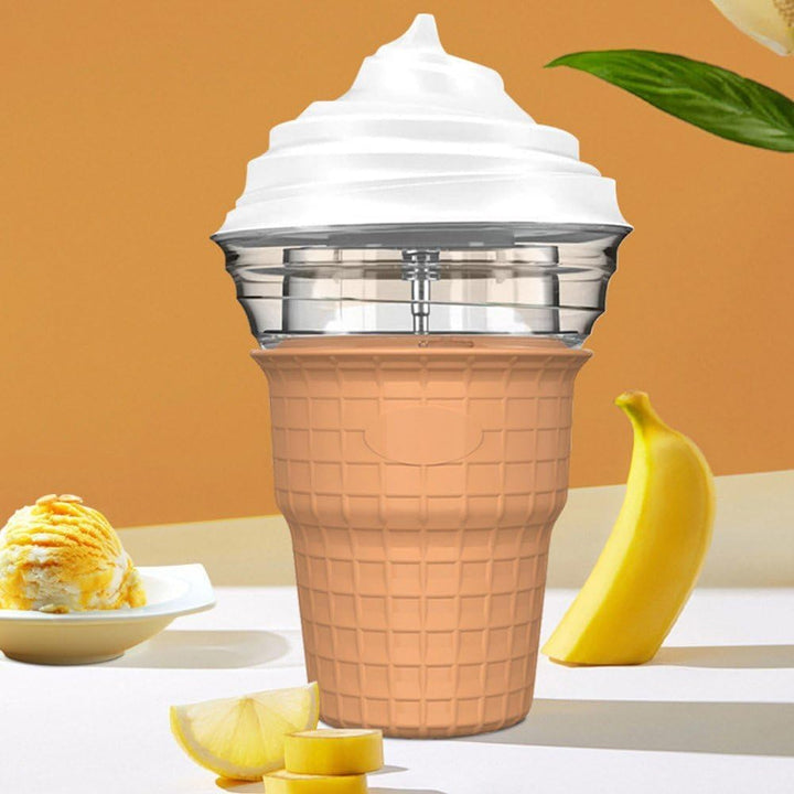 Eismaschine Für Gefrorene Früchte, Vollautomatischer Mini-DIY-Slush-Dessert-Maker Für Den Haushalt,