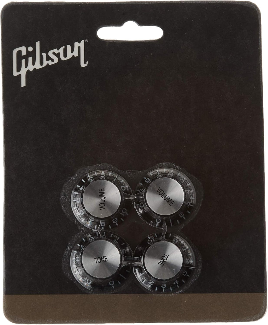 Gibson Gear PRMK-010 Top Hat Style schwarz mit Silber Metal Inlay Schwarz / Silber, Schwarz / Silber