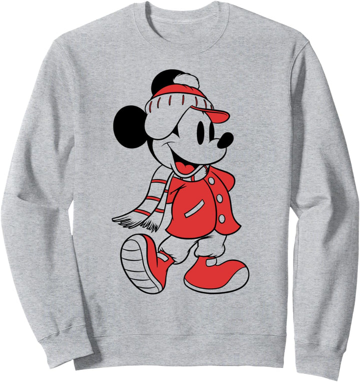 Disney Mickey And Friends Weihnachten Mickey Winter Wear Sweatshirt