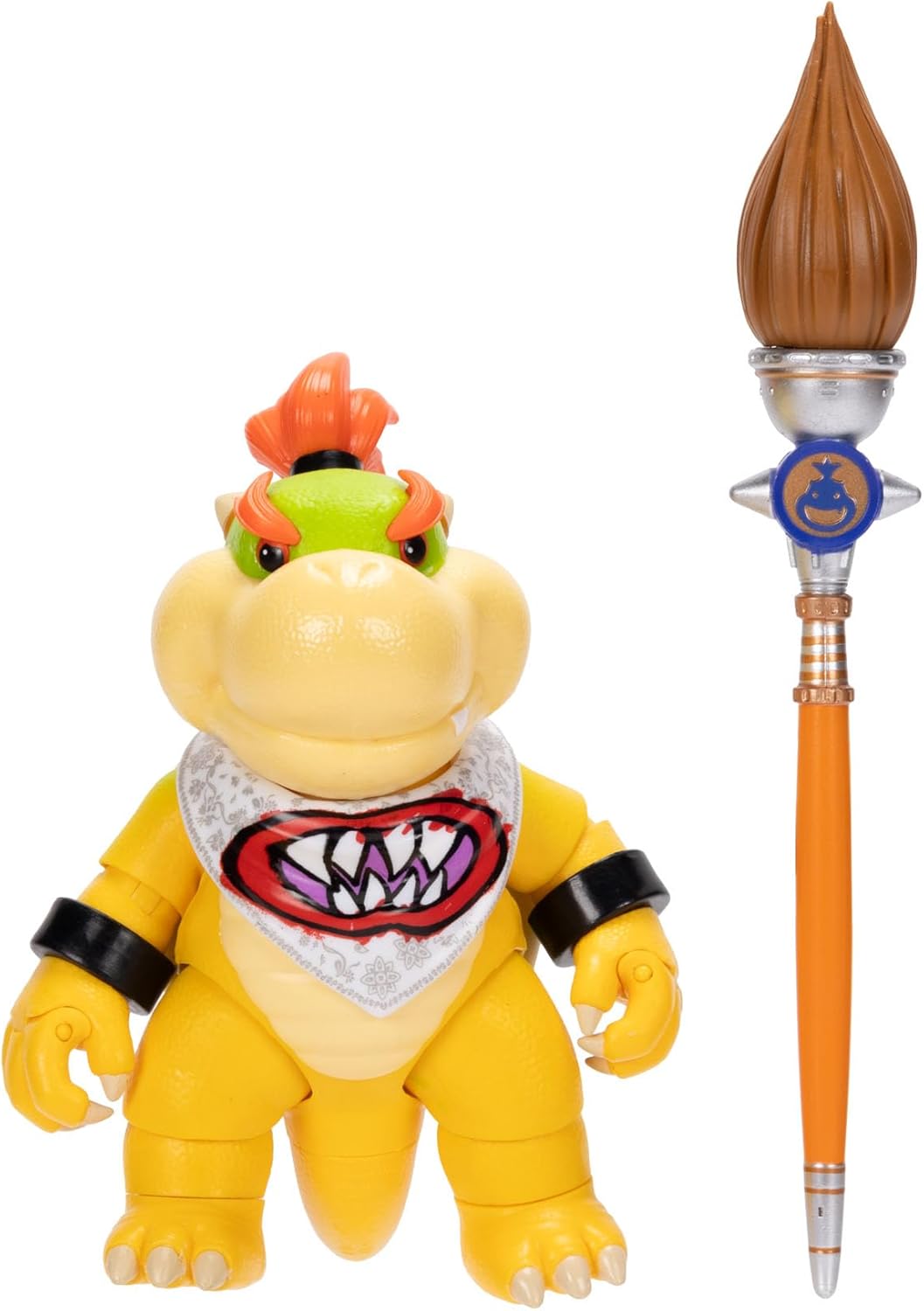 „Super Mario Galaxy“-Film: Bowser Jr. 5" / 12,7 cm grosse Actionfigur mit Zubehör, offiziell lizenzi