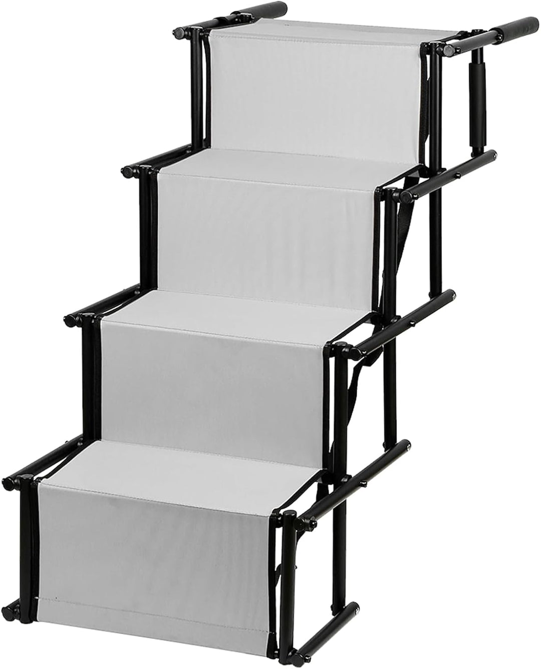 Homewell Hunderampe Auto Klappbar - Bis 70 kg Belastbar - Leicht zu Lagern - Treppe für Hunde mit Ve