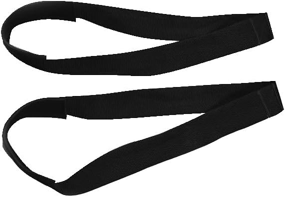 Stroops Herren Hanging Abs Bauchgurt zum Aufhängen, Schwarz, 2 Stück