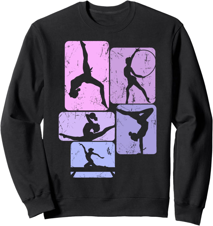 Turnerin Turnen Gymnastik Kinder Mädchen Damen Sweatshirt