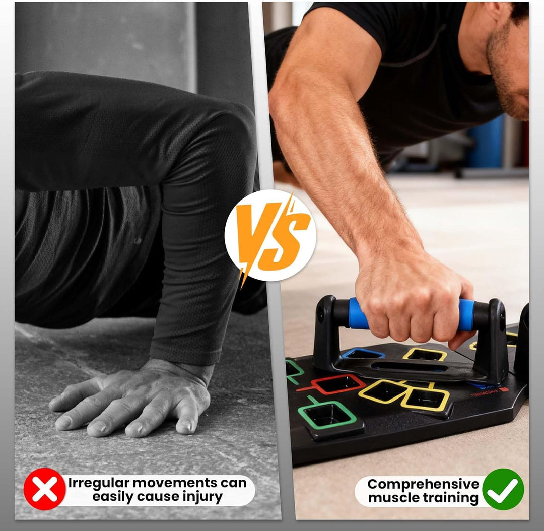 Push-Up Liegestütz-Brett, Premium Liegestützbrett Set, Liegestützbrett Tragbar, mit Aufbewahrungstas