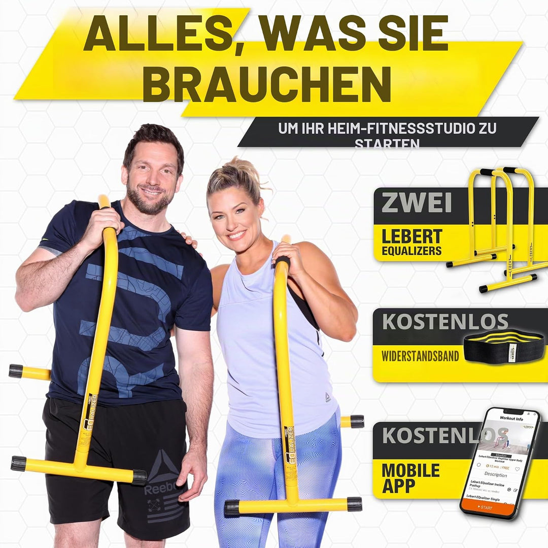 Lebert Fitness Equalizer mit Resistance Band Yellow - L, Yellow - L
