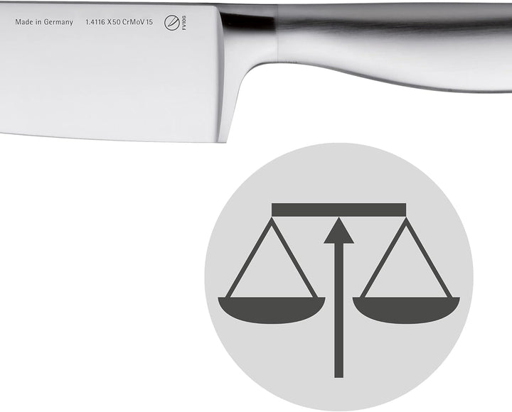 WMF Grand Gourmet Santoku Messer 32 cm, Made in Germany, Messer geschmiedet, Spezialklingenstahl, Kl