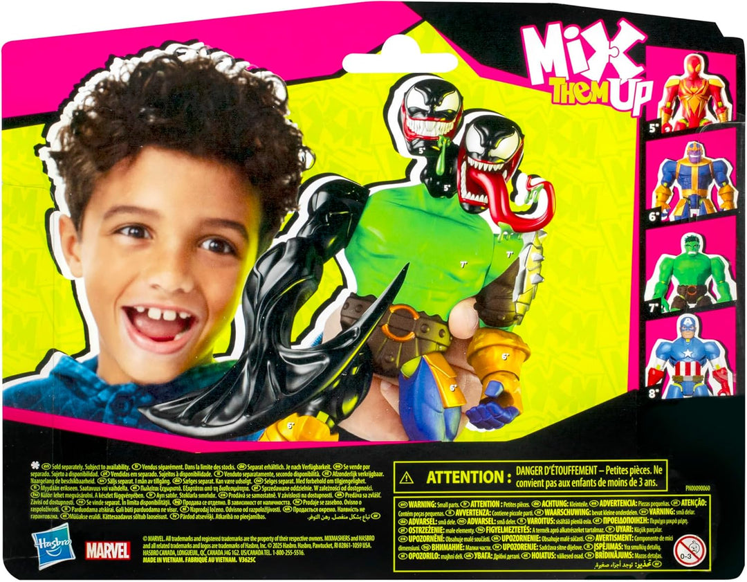 Spider-MAN MixMashers Marvel Venom individualisierbare Mix-and-Match Deluxe Action-Figur & Accessoir