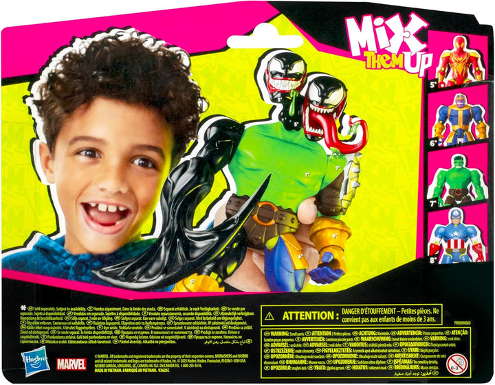 Spider-MAN MixMashers Marvel Venom individualisierbare Mix-and-Match Deluxe Action-Figur & Accessoir