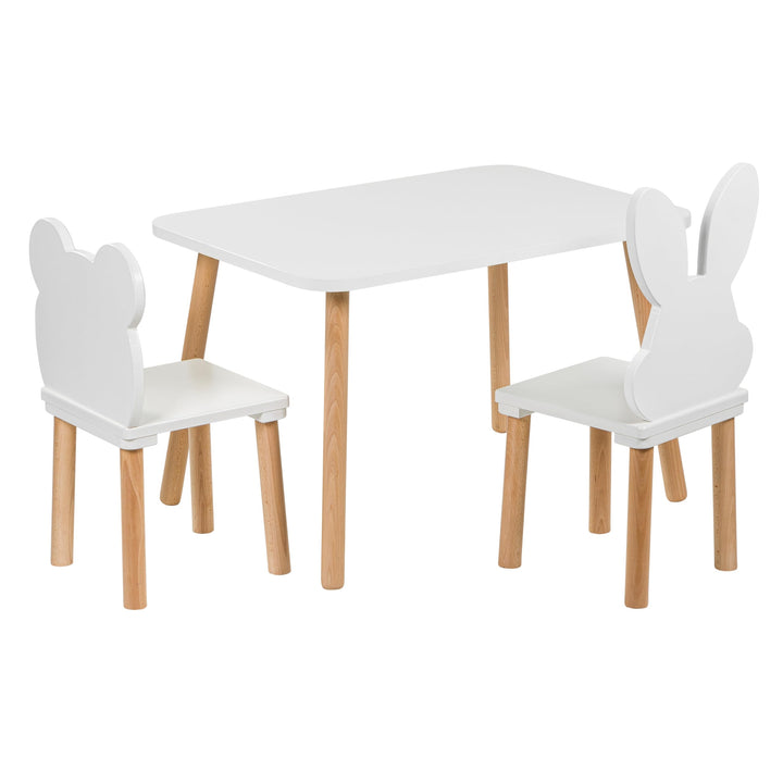 kindertisch mit 2 stühlen 50 x 70 x 47 cm kinderzimmer möbel, Kinder Tisch Stuhl Set Holz, tafel Kin
