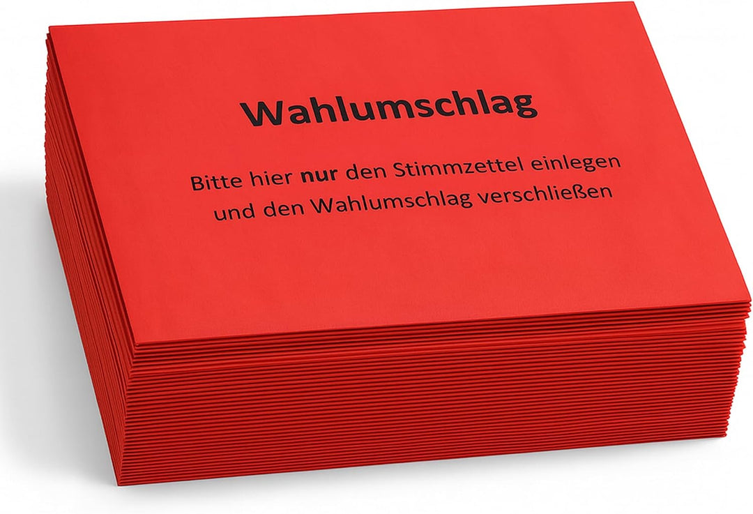 Betriebsratswahl – Innere Wahlumschläge C6 (162×114mm), Recyclingpapier 75g/m², nassklebend, ideal f