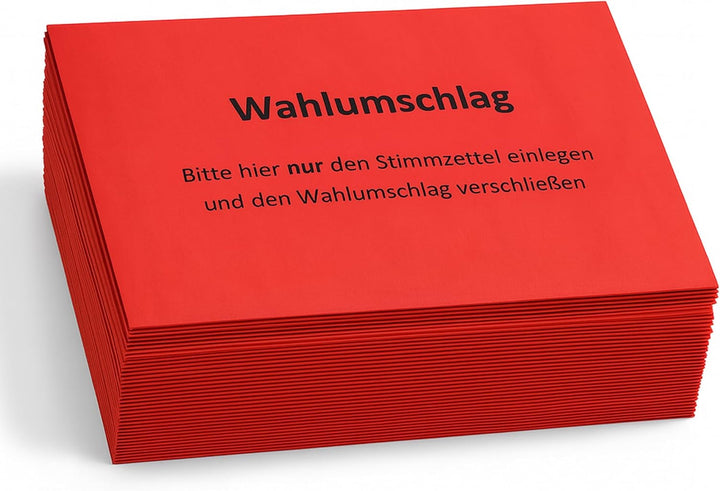 Betriebsratswahl – Innere Wahlumschläge C6 (162×114mm), Recyclingpapier 75g/m², nassklebend, ideal f