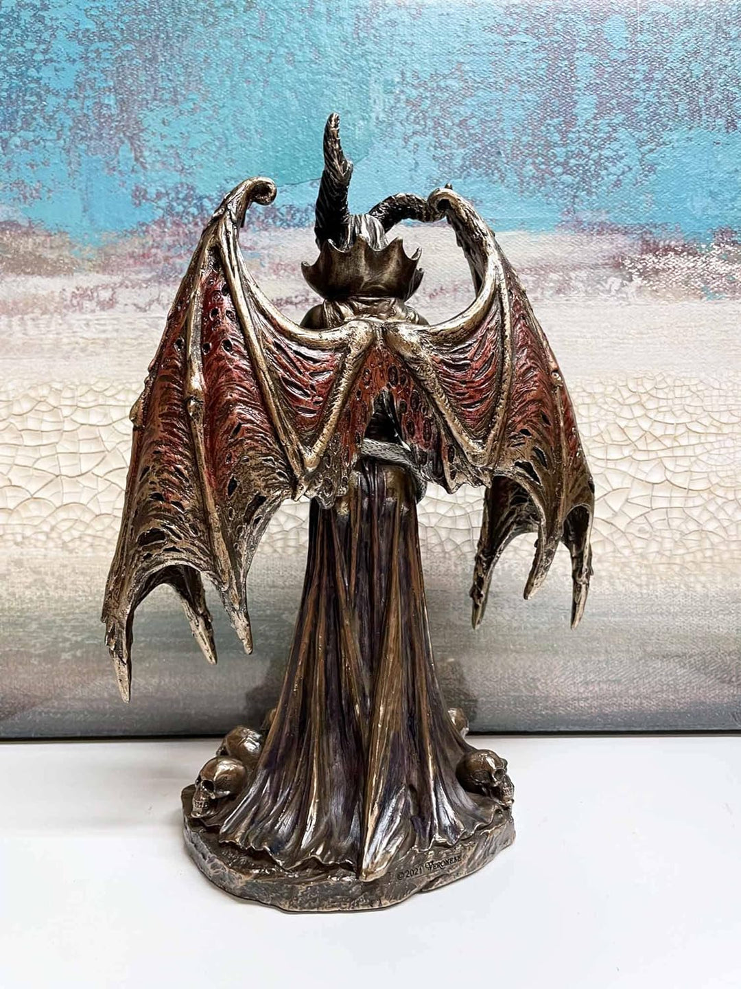 Figur Lilith, Dämon und Erste Frau von Adam, Antic Line, H 22 cm