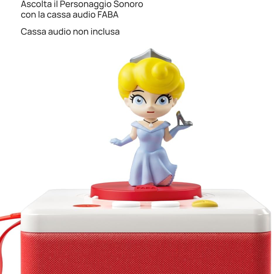 FABA Persoanggio Sonoro Cinderella – Geschichten Sound – Spielzeug, Lerninhalte, italienische Versio