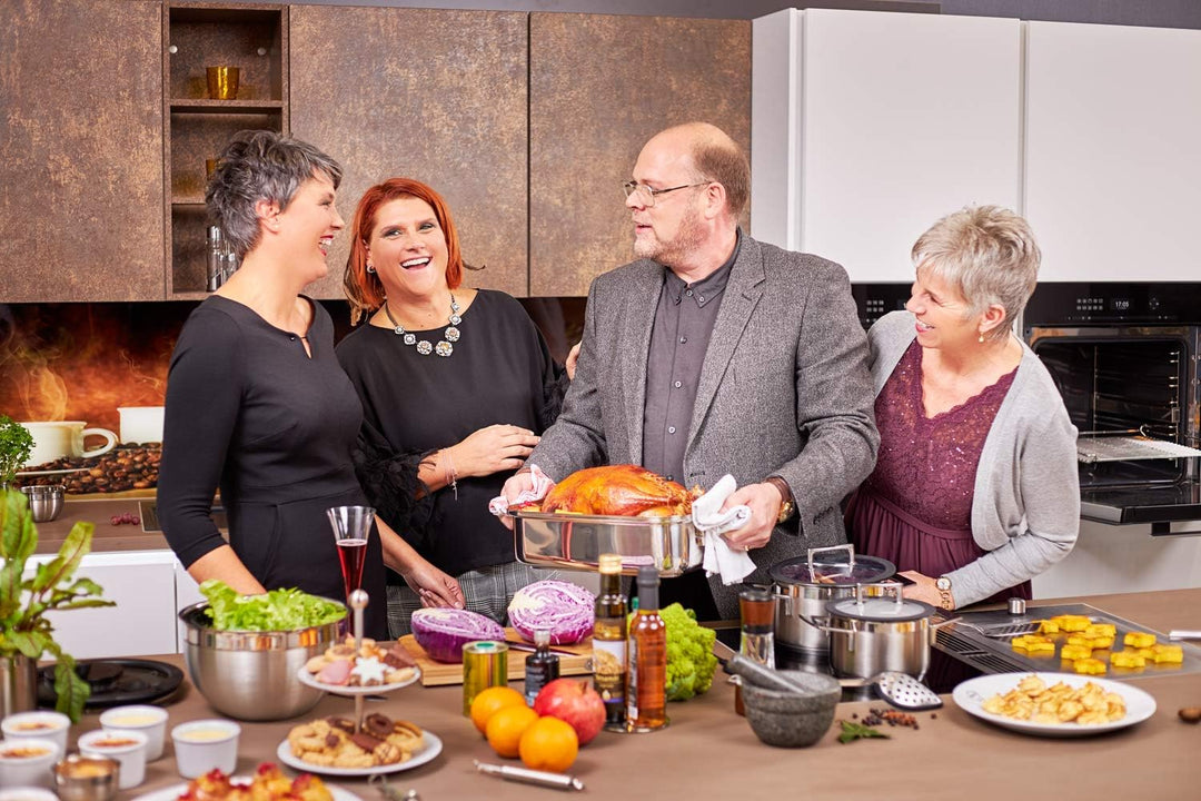 RÖSLE Fruchtentkerner, Hochwertiger Apfelentkerner zum Entfernen von Kernhäusern bei Obst, Edelstahl