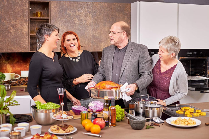 RÖSLE Fruchtentkerner, Hochwertiger Apfelentkerner zum Entfernen von Kernhäusern bei Obst, Edelstahl