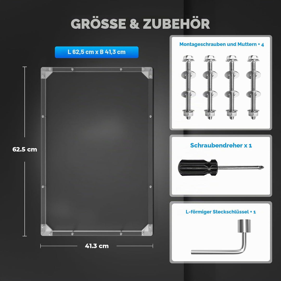 Schutzhülle für Starlink Standard/Gen 3, vollständiger Schutz, einfache Schraubinstallation, hitzebe