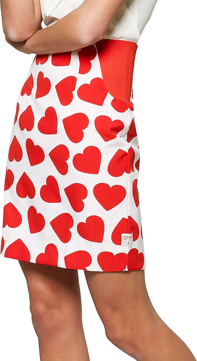 OppoSuits - Verrückter Anzug mit lustigen Prints für Damen - Komplettes Set: Jacke und Rock 32-34 Qu