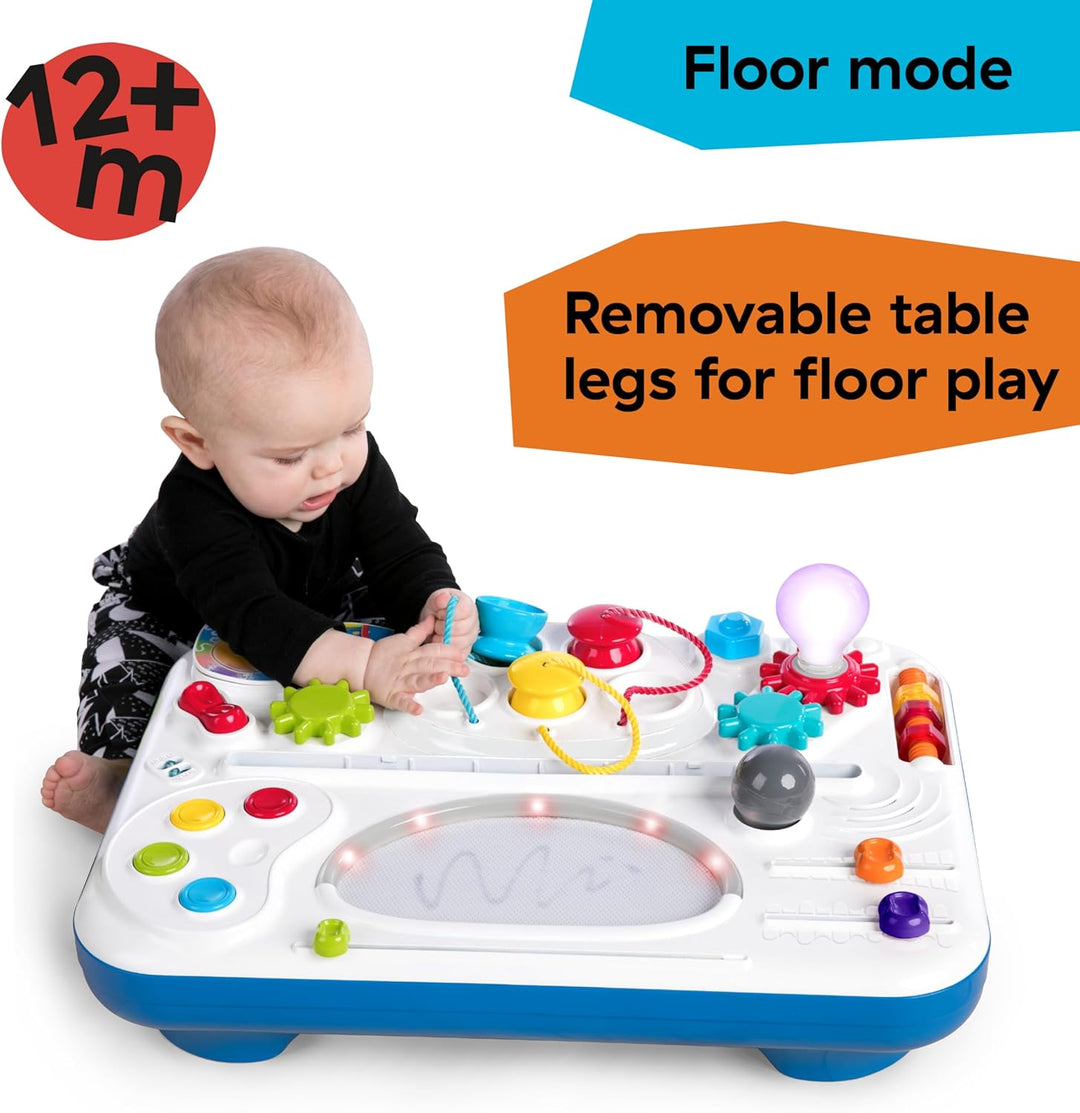 Baby Einstein, Curiosity Table Spieltisch mit 65 Melodien, abnehmbaren Füssen, Lichtern, Zahnrädern