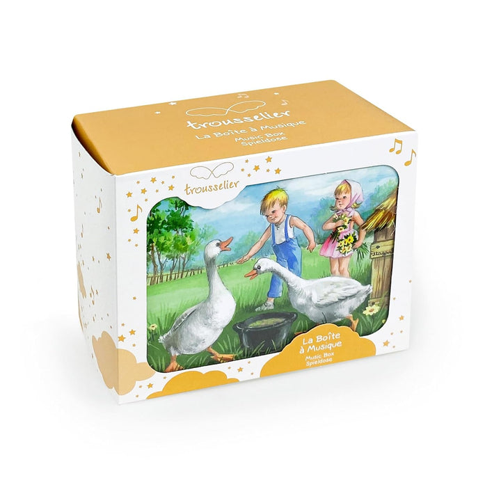 TROUSSELIER - Kuh - Kindheitserinnerungen - Musikschmuckdose - Spieluhr - Ideales Kindergeschenk - M