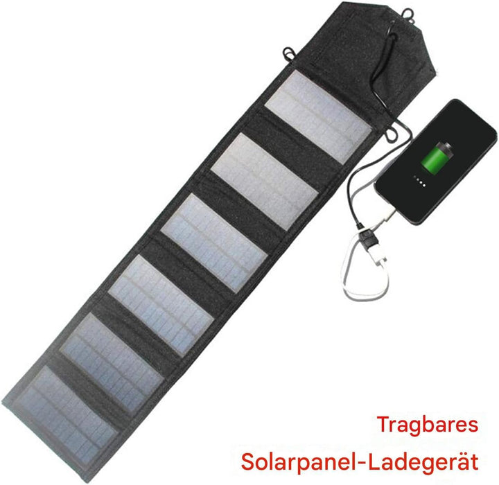 Camping Solarpanel,72W Solarpanel Ladegerät - Wasserdicht Leichtes System Mit Controller Laden Für A