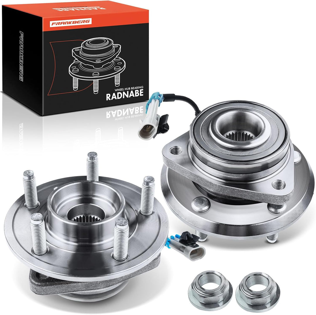Frankberg 2x Radnabe Radlagersatz Vorderachse Kompatibel mit Captiva C100 C140 2.0L-3.2L SUV 2006-20
