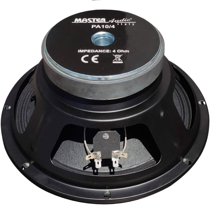 1 WOOFER MASTER AUDIO PA10/4 Lautsprecher 25,00 cm 250 mm 10" 300 watt rms und 600 watt max mit impe