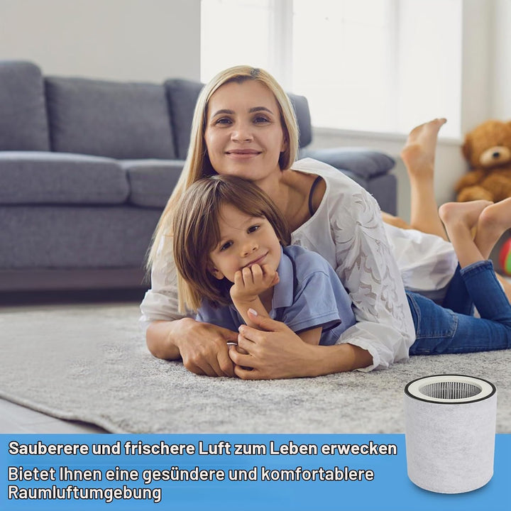 Gekufa Filter Kompatibel mit 𝑳𝒆𝒊𝒇𝒉𝒆𝒊𝒕 𝑺𝒐𝒆𝒉𝒏𝒍𝒆 AirFresh Clean Connect 500 Luftreiniger, 3-in-1 Ersatz