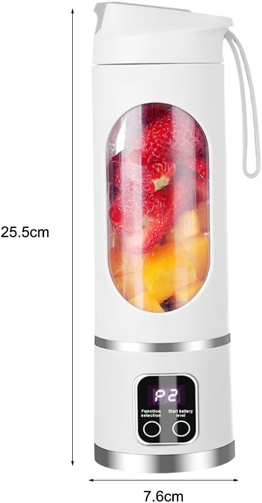 Mini Tragbarer Mixbecher, Elektrischer USB-Entsafter, Mini Smoothie Maker, Tragbarer Mixer für Shake