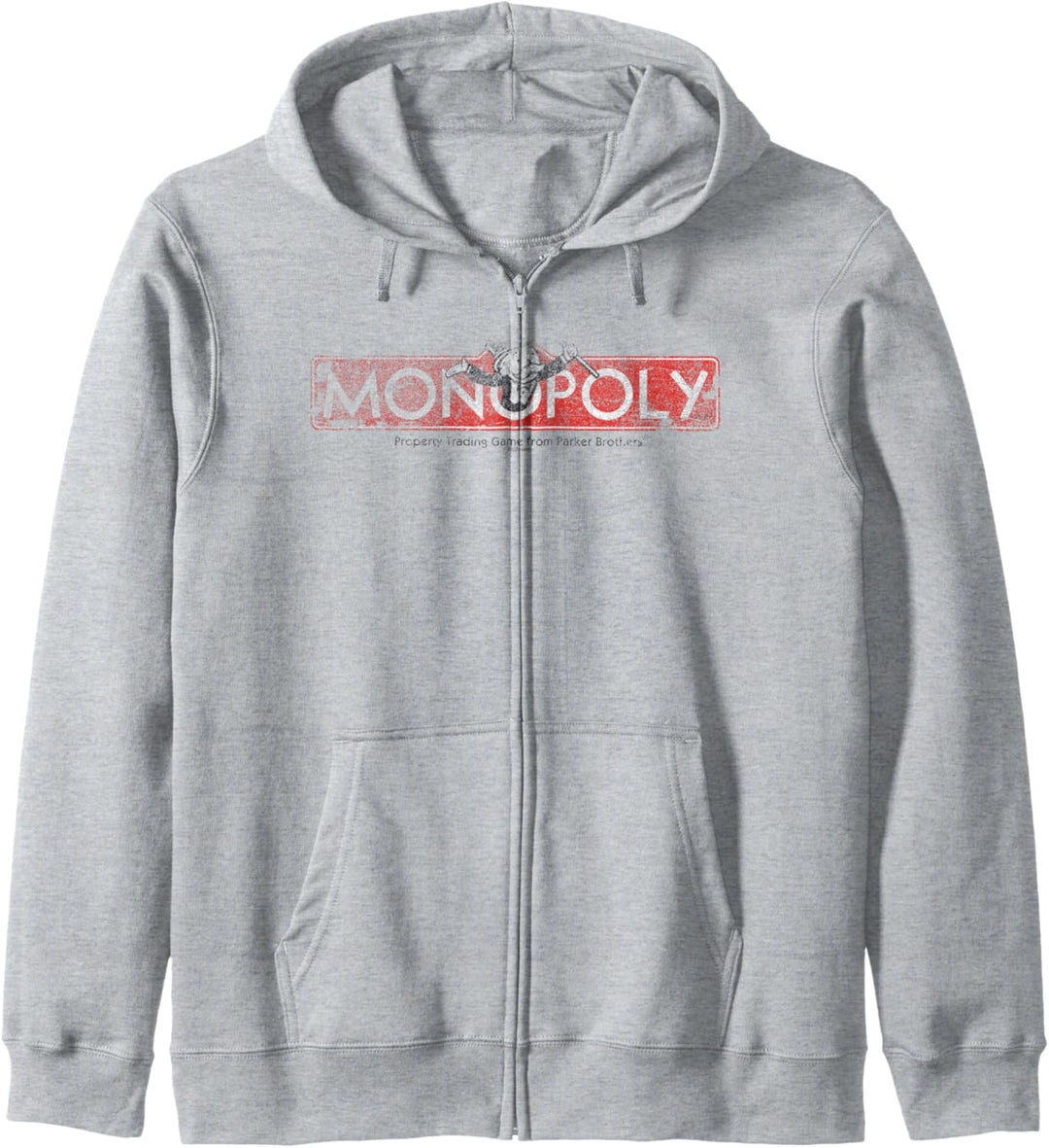 Monopoly Distressed Logo Kapuzenjacke