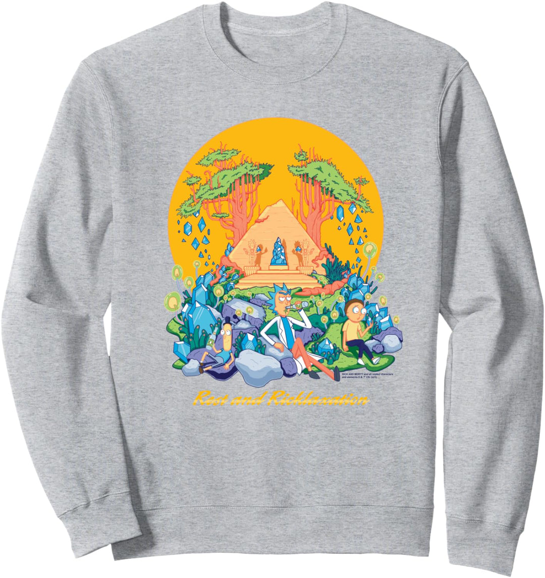 Rick and Morty Rest and Ricklaxation Sweatshirt