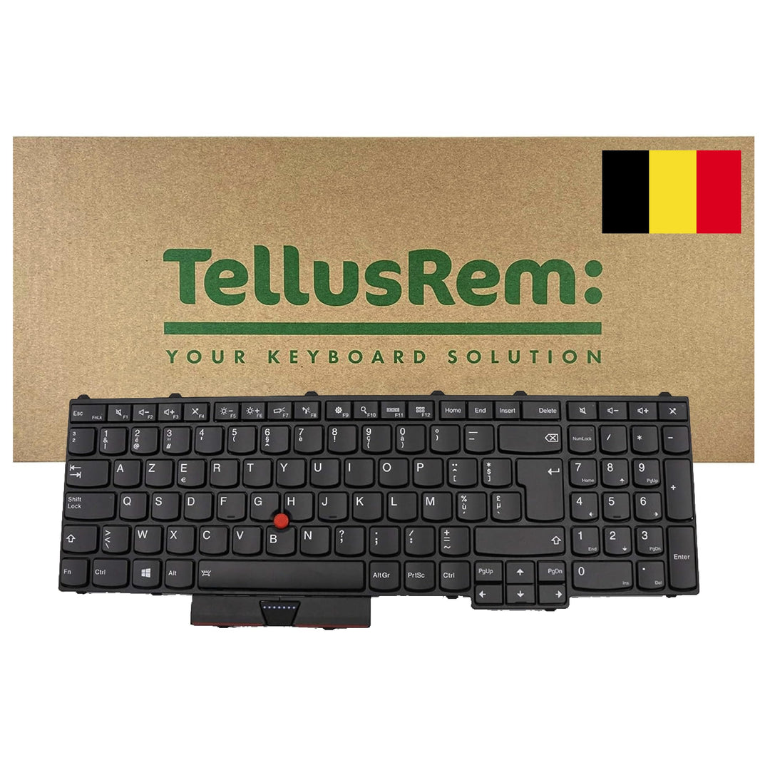 TellusRem ersatztastatur Belgier Hintergrundbeleuchtung für Lenovo Thinkpad P50 P70 P51 P71 Backlit