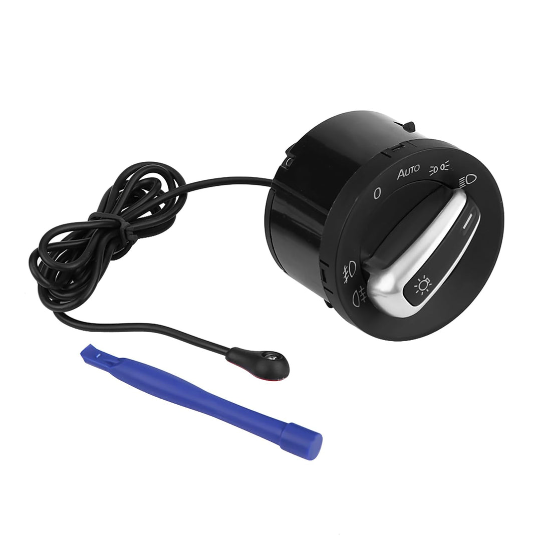 Scheinwerfer Schalter mit Lichtsensor Modul, Aramox Auto Scheinwerferlampen Steuerungsschalter Licht