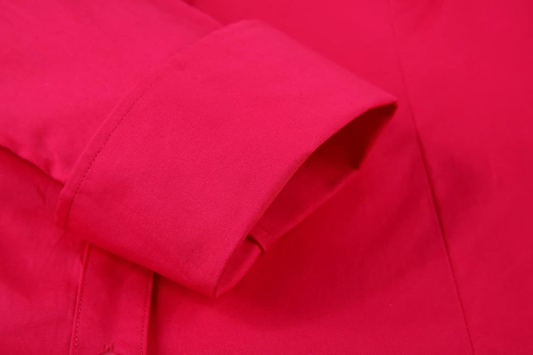 Alex Vando Bluse Damen Langarm Hemd Damen Stretch – Business Button Down Shirts, Bügelfrei Arbeitshe