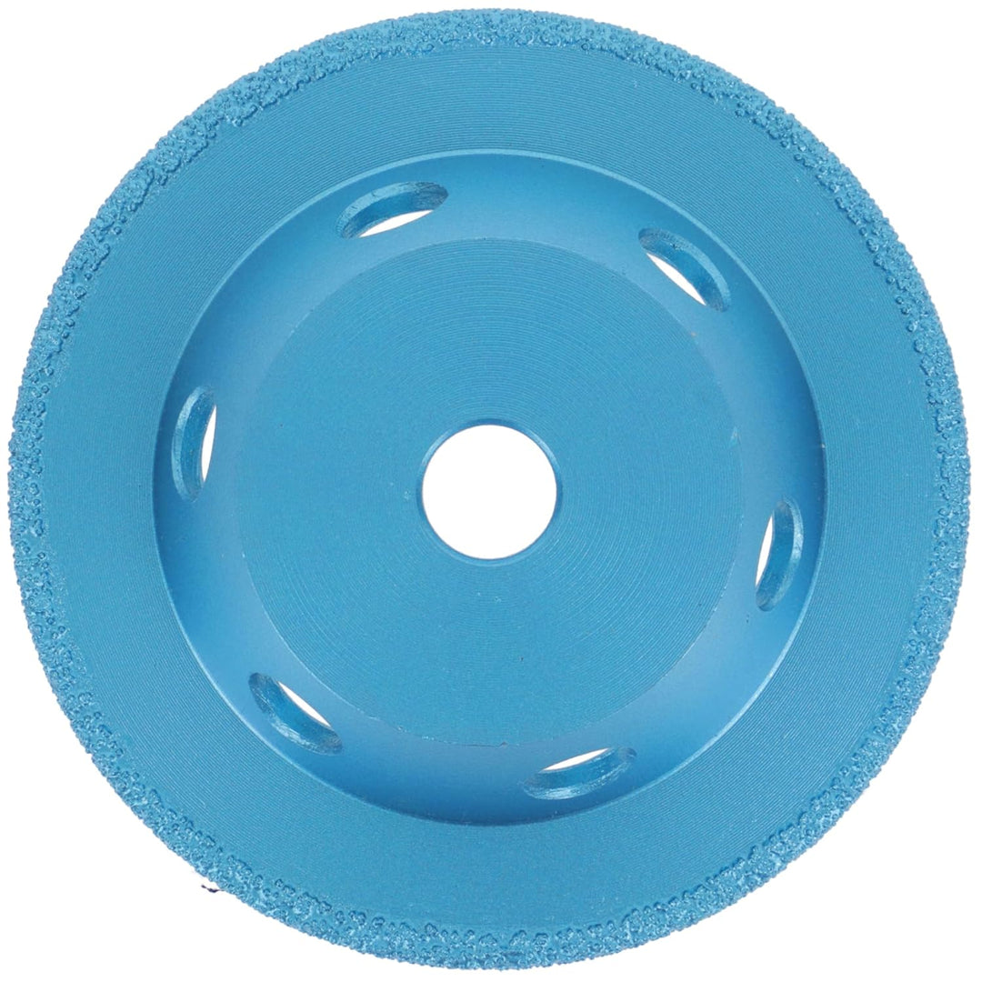 PRODIAMANT Diamant universal Schleiftopf 75mm Aufnahme 10mm für 12 V Akku Winkelschleifer mit Vacuum